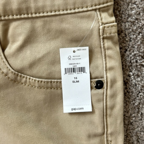 Gap boys denim khaki jeans - Picture 3 of 3